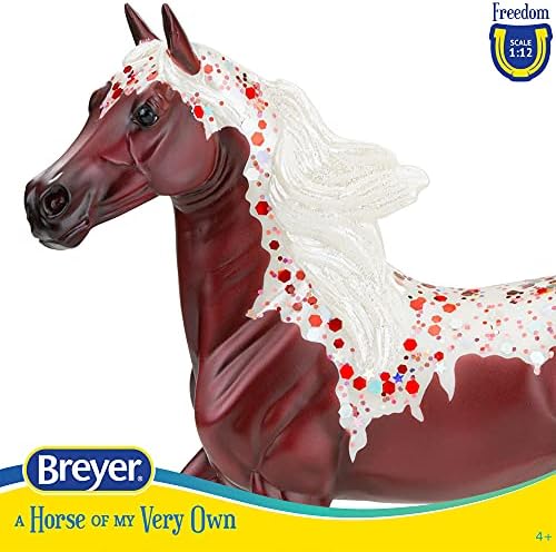 Serija Breyer Horses Freedom Crveni Baršun | Serija Dekorateri | 9 x 6 | Igračka model konja | Figura Konja