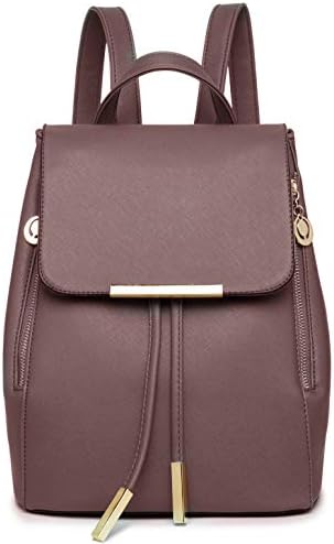 B&E LIFE Moderan torba preko ramena ruksak od umjetne kože za žene, djevojke, dame ruksak, putnu torbu (Čokolada)