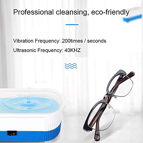 Ultrazvučni čistač Jiawu, Prijenosni Stroj za čišćenje sa snažnim odojak i Transparentan gornji kapak, Profesionalna