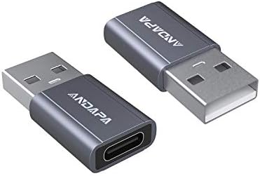 USB C Ženski na USB Muški(2 kom),I Adapter za punjač USB A na USB C za iPhone 12 13 Mini Pro Max,Airpods iPad
