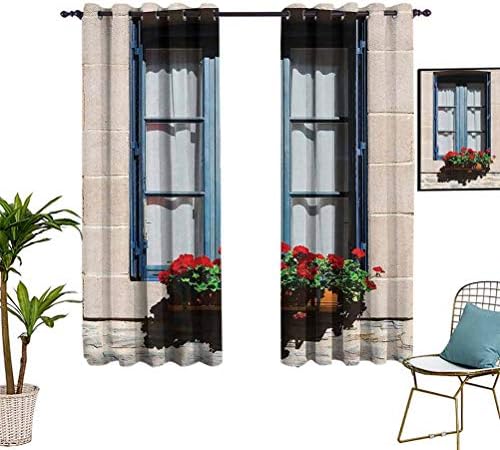 Dekor Sjenila Potamni Panel Zavjese Prozor u Mediteranskom stilu Prozor Open Sjenila Sliku Dekor u stilu Francuske