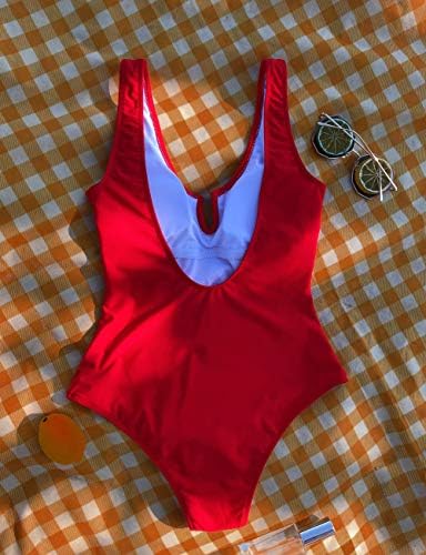 MELYUM Sportski jednodijelni kupaći kostim za žene s visokim cutaway, Kupaće kostime s kontrolom trbuh, Kupaće