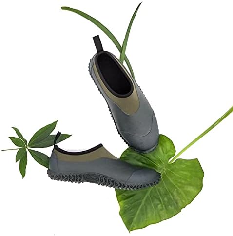 SWIFTFROG Gospodo vrtne cipele - Unisex Vodootporne cipele bez spajala na щиколотке Gumene kišne čizme za muškarce