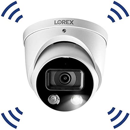 Lorex 4K Ultra HD Inteligentno suzbijanje Unutarnja/Vanjska IP Dome Više kamera sigurnosti s intelektualnim