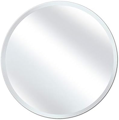 SHINESTAR 30 Okruglo ogledalo sa kosim rubom, Moderna бескаркасное okruglo Ogledalo za zid, Kupaonica, Kućni