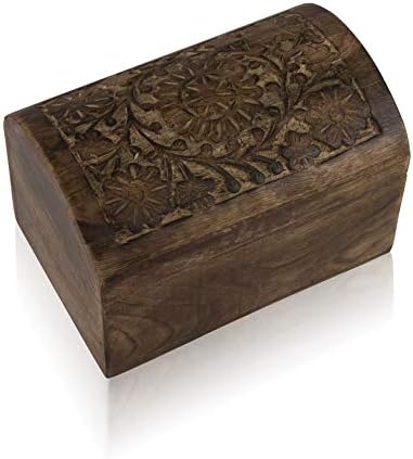 Odlične ideje za poklon Za rođendan Ukrasni drveni kovčeg je ručni rad, Kovčeg s blagom, Organizator za nakit,
