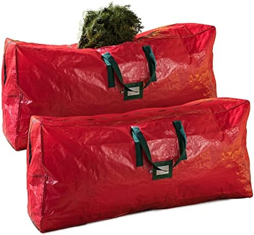 Torba za pohranu Božićno drvce 2 pakiranja-Svaka torba je Pogodna za odmor Umjetne-Demontira božićno drvce Visine