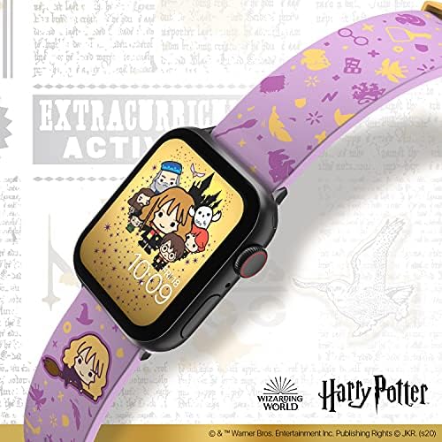 Harry Potter - Remen za pametne sati - Službeno licenciran, kompatibilan sa Apple Watch (nije u kompletu) - Pogodno za 38 mm 40 mm 42 mm 44 mm
