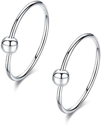 Naušnice od hrskavice srebra Zlata/Crna/Pink Hypoallergenic mini - maleni mali obruč za обнимашек, piercing