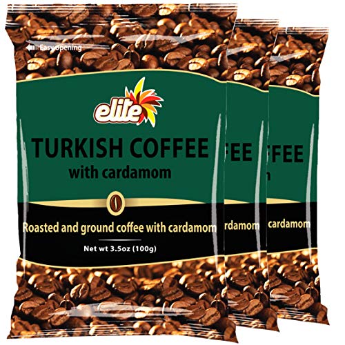 Elitna turska kava s kardamom, 3,5 grama (3 pakiranja)