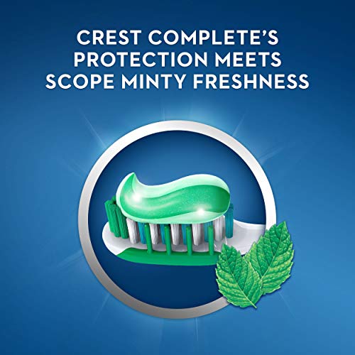 Pasta za zube Crest + Scope za potpuno izbjeljivanje, Odlicno je svježa, 5,4 grama, Pakiranje od 3