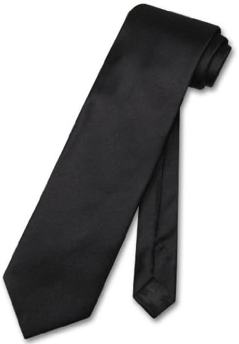 Kravata Vesuvio Napoli Однотонный CRNA Muška kravata za vrat