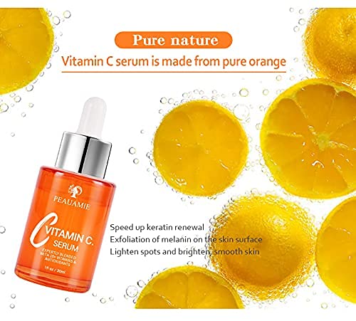 Peauamie Serum s vitaminom c za lice protiv starenja Осветляющая serum s 2% Hijaluronske kiseline i 1% Retinol