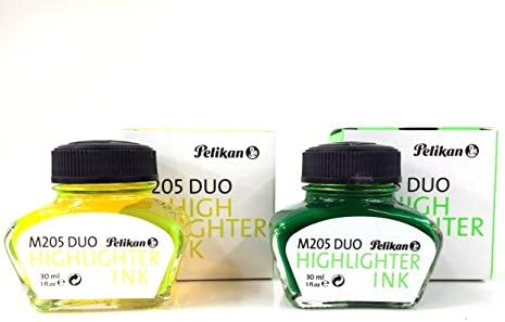 Tintu Pelikan 4001 u bocama za nalivpera, Za olovke-marker Pelikan M205 Classic Duo, fluorescentno svijetli