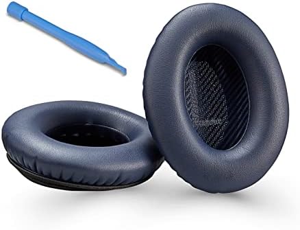 Premium zamjena QC35 jastučići za uši / QC35 ii jastučići za uši Jastuk plave boje kompatibilnost sa slušalicama