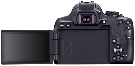 Canon EOS Rebel T8i EF-S 18-55 mm Kit objektiva is STM, Crna