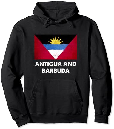 Majica s kapuljačom sa zastavom Antigua i Barbuda Antigva i Barbuda