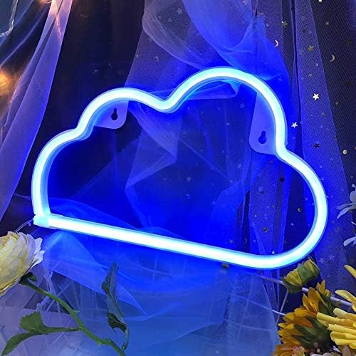 neonski natpisi iceagle Cloud - Neonska svjetla za dekor zidova USB ili baterije Neonski natpisi za spavaće