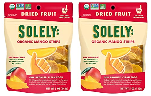 Isključivo Organske Suhe Trake Mango, 5,5 Unca (Pakiranje Od Dvije) | Jedan Sastojak | Vegan | Bez-GMO | Bez