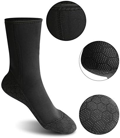 Čarape za ronjenje OUKENS, 3 mm Neoprenska Čarape Za ronjenje, Čarape za surfanje, Ronjenje, Oprema za vodene