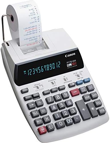 Canon P170DH3 12-Znamenkasti Stolni Kalkulator Ispis, Bijela