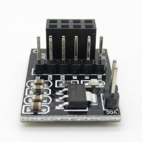 Crna naknada adapter utičnice za bežični modul 8PIN NRF24L01 Komplet od 5