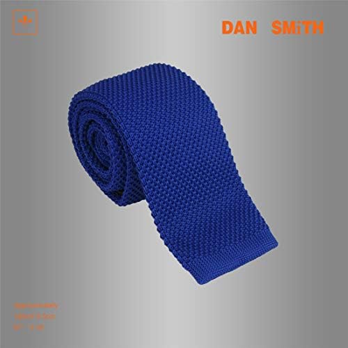 Dan Smith Uski pletene kravate za muškarce 2 u muškoj uskom вязаном kravatu oko vrata Čvrsta kravate Vintage