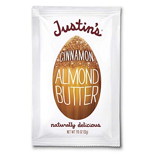 Paketi za cijeđenje ulja od badema i cimeta Justin's, bez glutena, bez GMO-a, od ekološki prihvatljivih proizvoda,