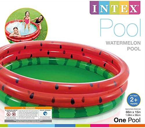 Dječji 66-inčni cijele napuhavanje Vanjski dječji bazen za plivanje i kupanje s lubenice Intex za djecu u dobi
