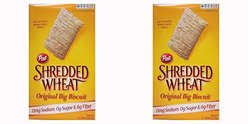 Post-Isjeckan Pšenične originalni pahuljice Bez dodanog šećera ili soli, Kutije za 15 oz, Pakiranje od 2
