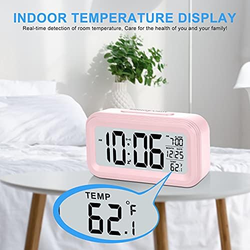 Digitalni sat za alarm na baterije SZELAM, E LCD sat za spavaće sobe , Kuće, ureda,datum, Temperaturu u prostoriji,