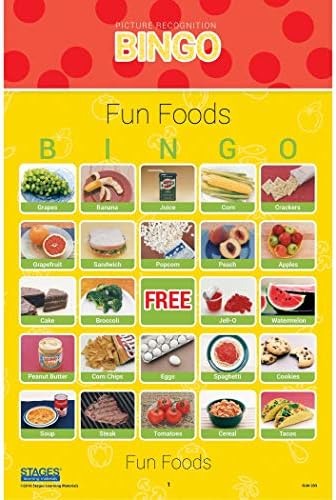 Faze materijale Link4fun Real Photo Bingo 5-Zbirka igara za obitelj, predškolske, Dječjeg vrtića i osnovne škole: