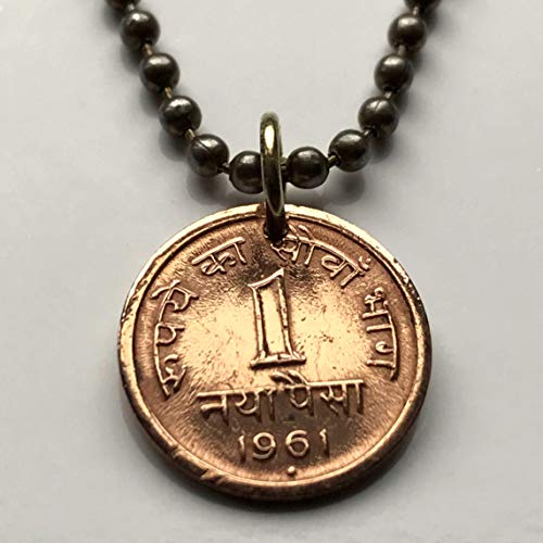 1963 Indija Пайса novčić privjesak Сарнатх Najveći grad Ashoka Stup Bombay Dharma Pune Bangalore Ganges Varanasi
