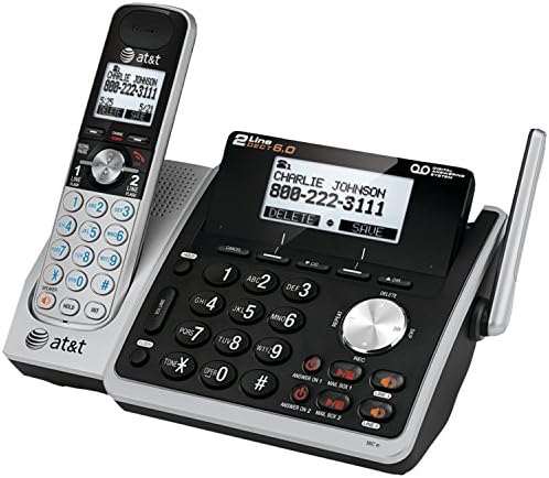 AT&T TL88102 DECT 6.0 2-Linijski Bežični Extensible telefon sa Sekretaricom i dvostrukim Id pozivatelja/Očekivanju