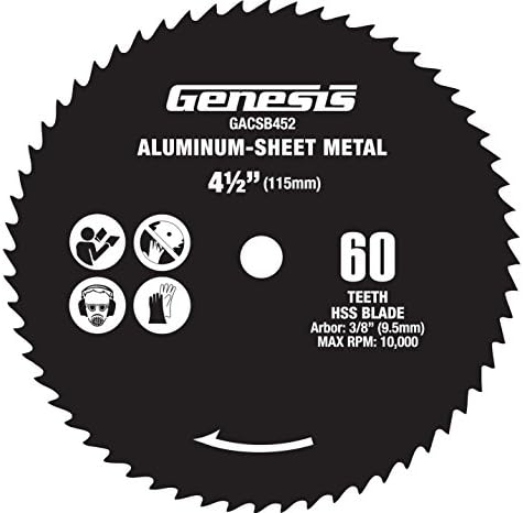 Disk pila Genesis GACSB452 4 1/2 sa 60 zubaca hss za kružne pile