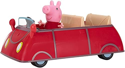 Mala vozila, Svinja Пеппы, Set od 6 predmeta - Uključuje figurice Пеппы, Ovca Suzie i Poni Pedro s crvenim dogovoru,