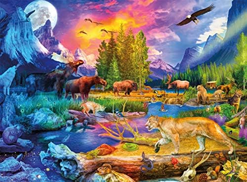 Igre Buffalo - Divlji Sjever - Puzzle od 1000 Komada