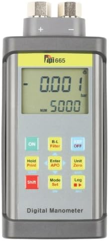 Digitalni tlakomjer TPI 665 sa registracijom podataka samo za plin koristi