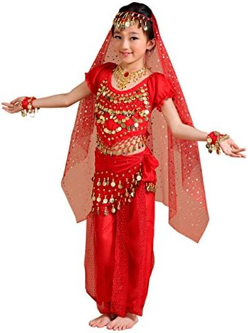 Dječji Kostimi za Indijske Trbušni Ples Za Djevojčice na Noć vještica