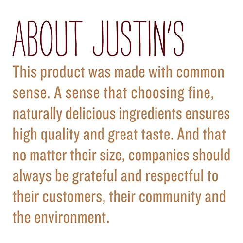 Paketi za cijeđenje ulja od badema i cimeta Justin's, bez glutena, Bez GMO-a, Od ekološki prihvatljivih proizvoda,