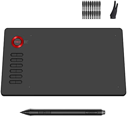 Grafički tablet za crtanje VEIKK A15 10x6-inčni Digitalni Tablet za crtanje s 8192 Razine Bez baterije i 12