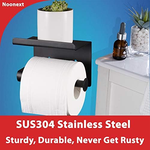 Gumenih Držača za toaletni papir s polica, Držač za rolu wc papira, od nehrđajućeg čelika SUS304, Dispenzer