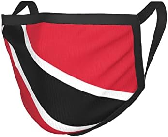Zastava Trinidad i Tobago Maska za lice Za Odrasle Crna Višekratnu upotrebu Torbica za Lice za Muškarce i Žene