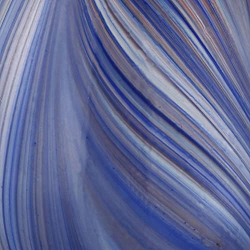 Taylor Secesije, Moderne lampe Guttate Plavi vrtlog Umjetničko staklo Metal Bijelo platno Zakositi špula Abažur