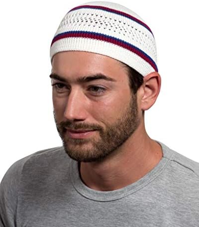 Muslimanska oznaka Fleksibilna Elastična Kapa Куфи Kapa-lubanja Kape sa stilom dizajna i pruge