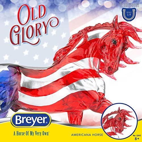Naplativa model tradicionalne serije konja Брейера | Stara Slava | Domoljubni crveno, Bijelo i plavo | Лимитированная