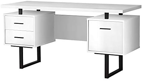 Laptop/Pisaći Plutajući Radni stol Monarch Specialties-3 Pretinca Za Pohranu-Reverzibilni-Veliki Računalo Desk