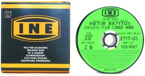 INETUB BA71TGS 0,030 Inča na 2-фунтовой Kolut od ugljičnog čelika Безгазовая puder сварочная žica