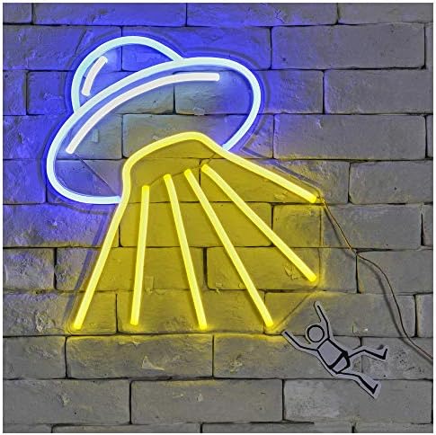 Stranac Svemirski Brod-B Led Neonski Znak Noćno Svjetlo