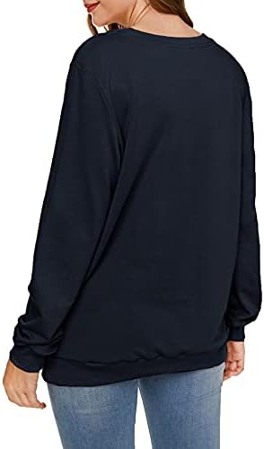 ROMWE laka Ženska majica sa po cijeloj površini mačka, Casual košulja-pulover dugih rukava
